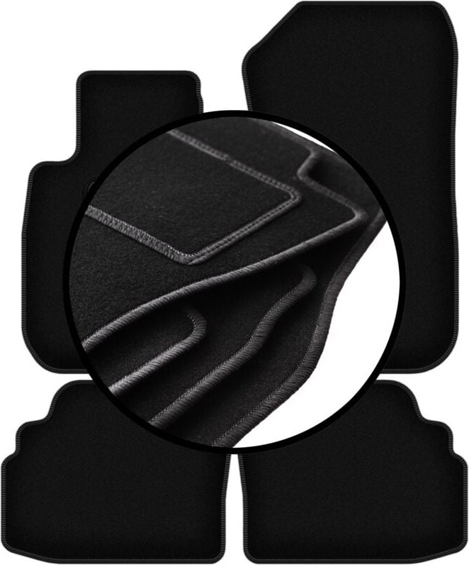 Komplettset Veloursmatten für: BMW 3 E92 xDrive Coupé (2004-2011)