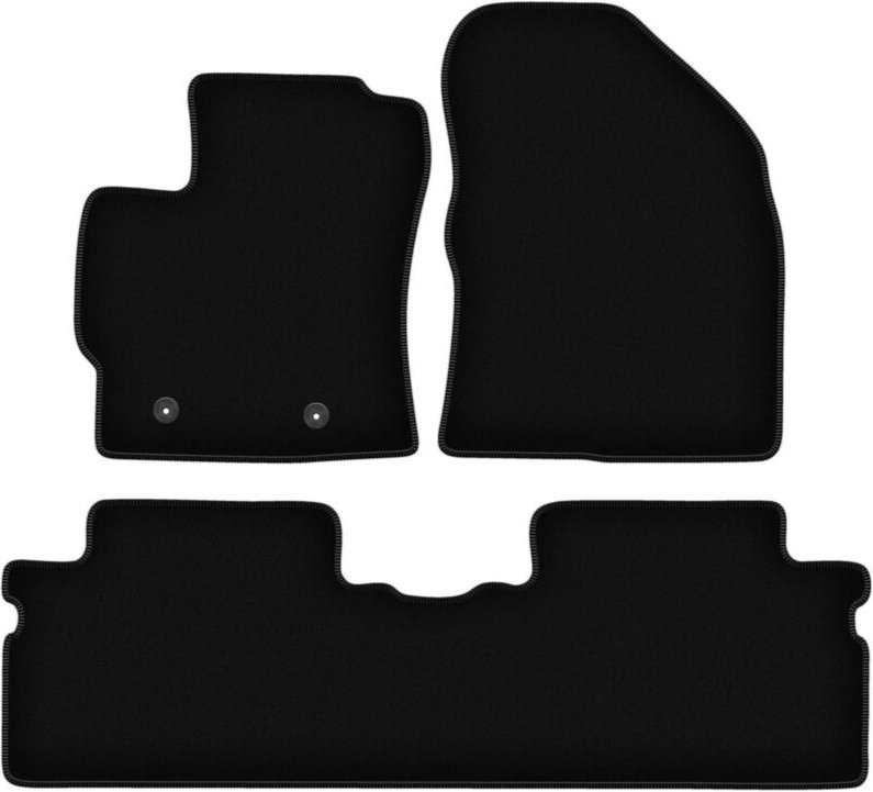 BASIC schwarze Veloursmatten für: Toyota Verso FL Minivan (2013-2019)