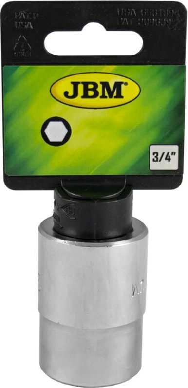 JBM - 3/4' kurzer Steckschlüssel mit 36mm Kanten. 10695