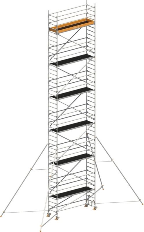 Layher Rollgerüst Uni Standard P2 mit Gerüststützen 5m, 13,20m AH