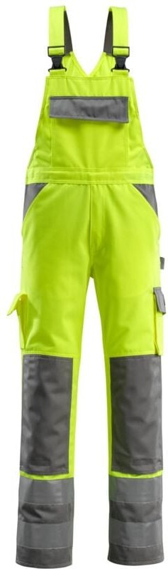 Mascot SAFE COMPETE Warnlatzhose mit Knietaschen Barras Gr. 90C54 gelb/anthrazit