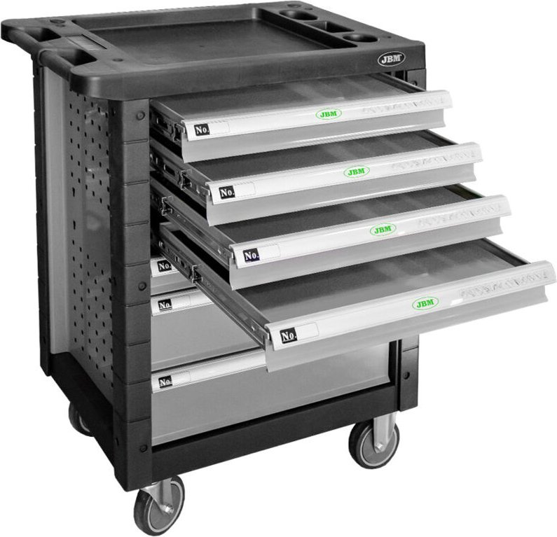 Werkzeugwagen 7 schubladen grau - leer JBM 53761