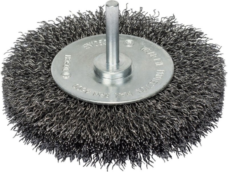 Bosch - Scheibenbürste für Bohrmaschinen, gewellter Draht, 100 mm, 20 mm