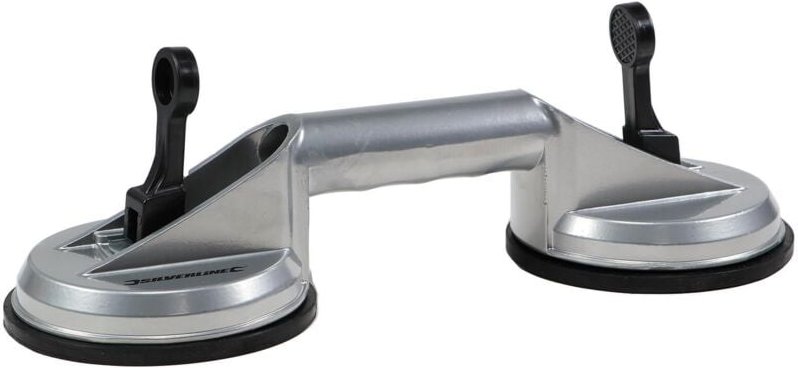 Silverline - Saugheber aus Aluminium 100 kg, doppelt