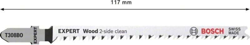Stichsägeblätter T308BO 5St expert - 2608900555 - Bosch