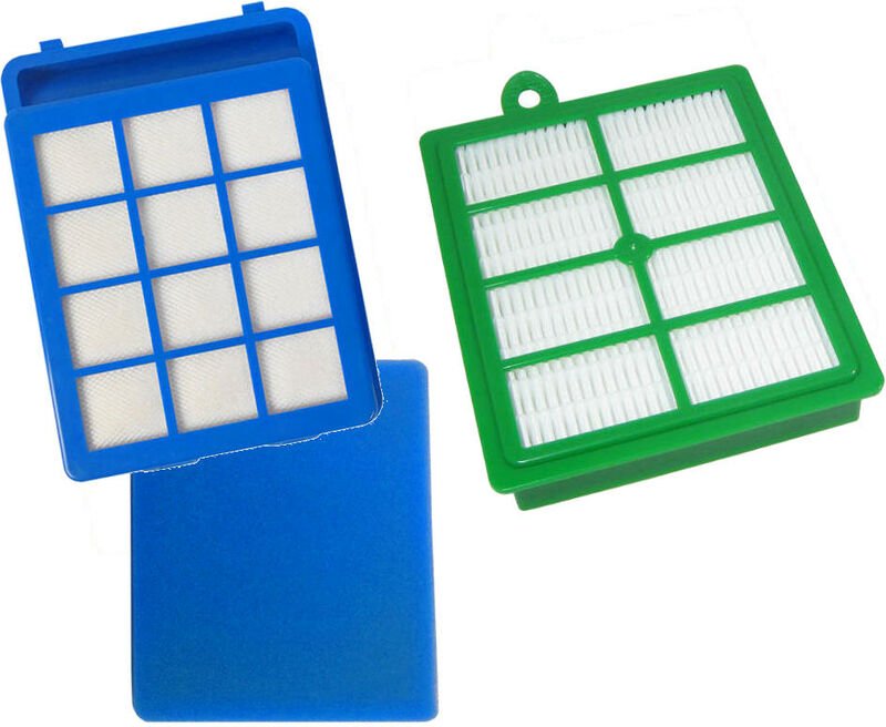 Trade-shop - 3in1 Set HEPA-Filter Staubsauger Motorfilter Abluftfilter Schwammfilter für Philips FC9150/01-02 Performer ...