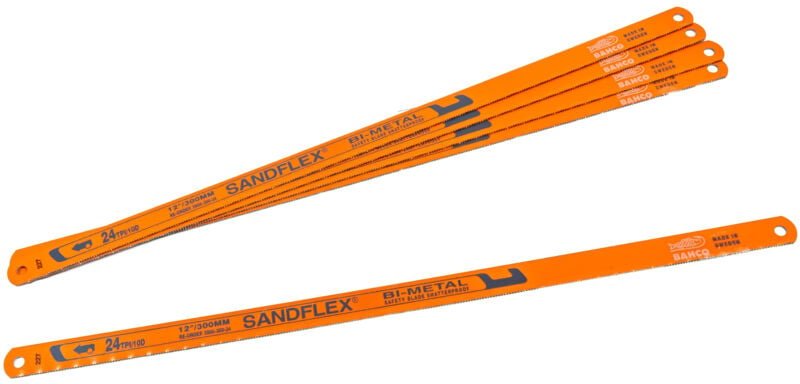 Handsägeblatt Sandflex Bimetall 300mm 24 Zpz, 5Er Pack Bahco 3906-300-24-5P Zähneanzahl:24