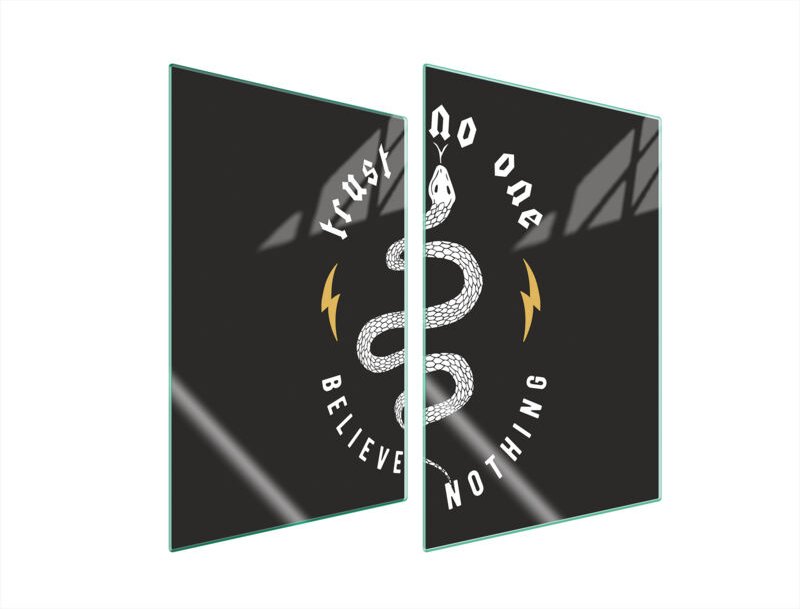 GLASSCHUTZPLATTE FÜR KÜCHE 2x35x52 SCHWARZ