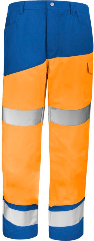 Sicherheits-Reflexhose XP Orange Fluorescent/Blau Bugatti M - FR(44-46)