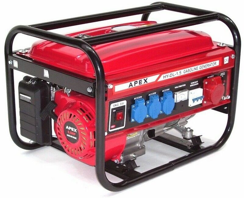 Stromerzeuger SK9500 Benzin Generator 06265 Notstrom Strom 230V 400V Aggregat