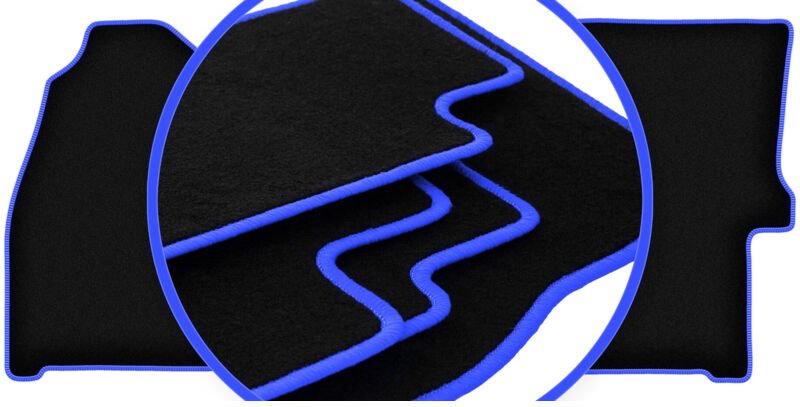 CARLUX-BLUE Autofußmatten für: Mercedes Sprinter II Kastenwagen (2006-2019)