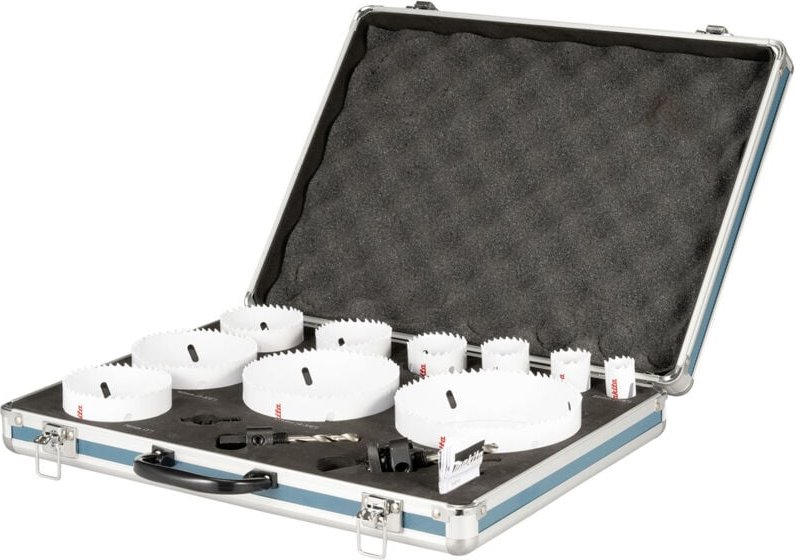 BiM Lochsägen-Set Lochsägenset im Alu-Koffer - Makita