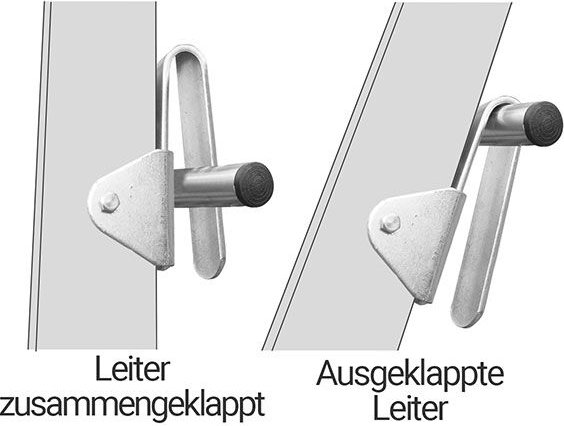 Lange Hacken für Stehleiter - FE-010/2