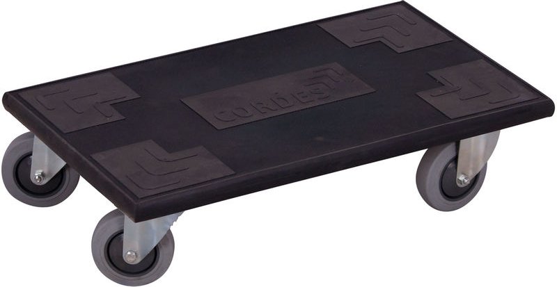 VARIOfit Möbelhund Europa mit thermoplastischer Bereifung (Premium) 2 Stück 300 kg Tragkraft 600x350x145mm Maße