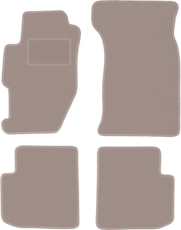 Beige Veloursmatten für: Honda Accord VI Coupé (1998-2002)