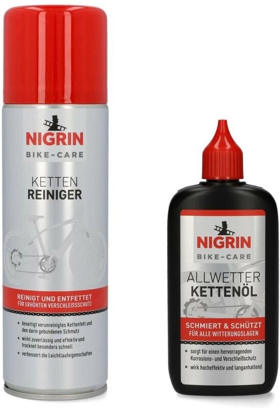 Ketten-Set Ketten-Reiniger + Ketten-Öl für Fahrräder