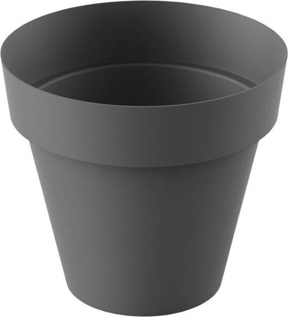 Les Tendances - Topf Modell 'Tes' Ø18x15cm (2,5 Liter) aus anthrazitgrauem Polypropylen