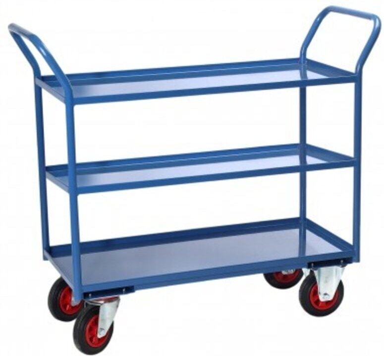 Tischwagen mit 3 Etagen aus Blech 935 x 435 mm 400 kg Fimm 880000555