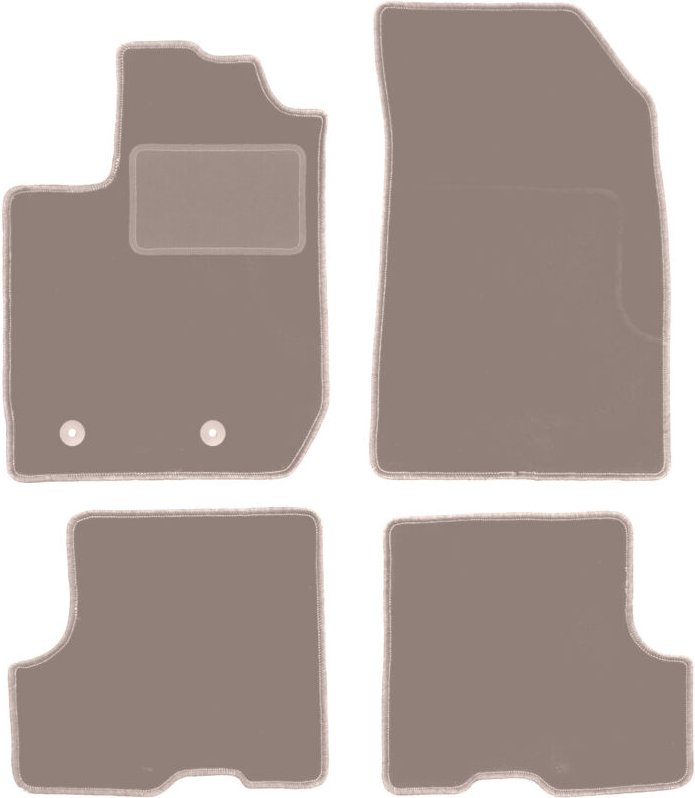 Thumbnail - Beige Veloursmatten für: Dacia Duster II 2WD SUV (2018-)