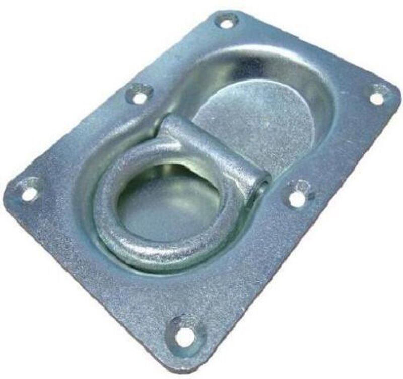 2 Stück Zurrmulde beidseitig belastbar Zurröse Lasche