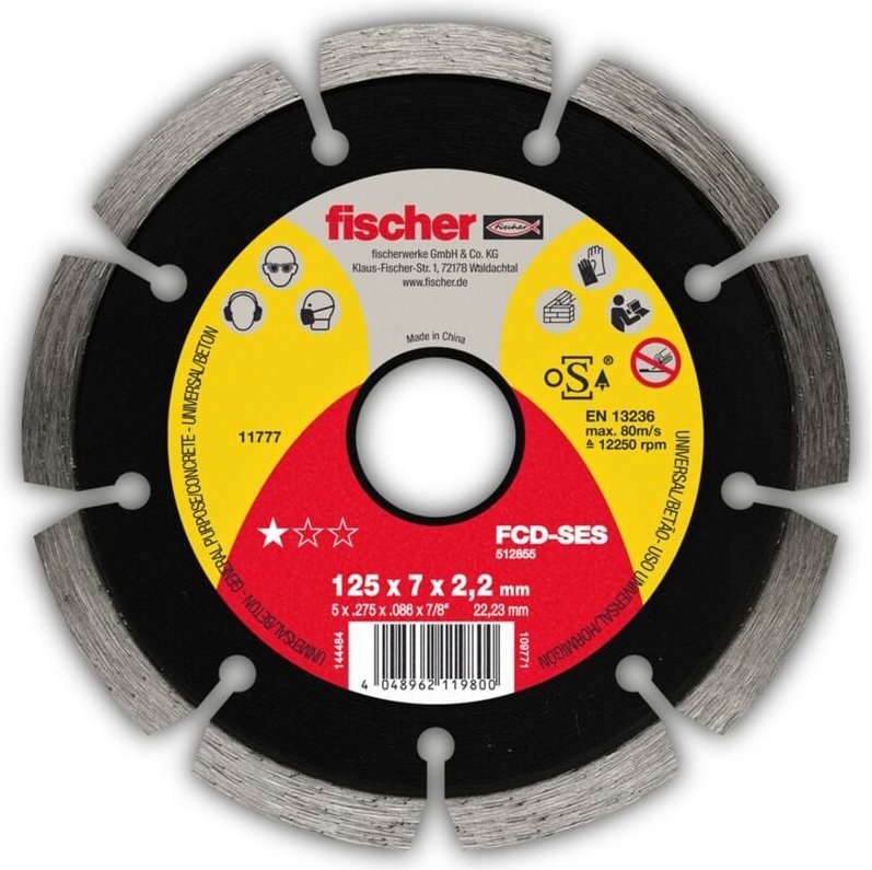 Diamanttrennscheibe ses 2,4/180 geteilt - Fischer