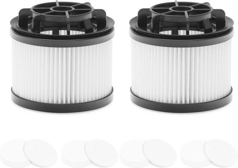 2 Stück Staubsaugerfilter kompatibel, Akku Staubsauger, Echter Filter wird mit Schaumstofffilter Schaumstofffilter,Staub...