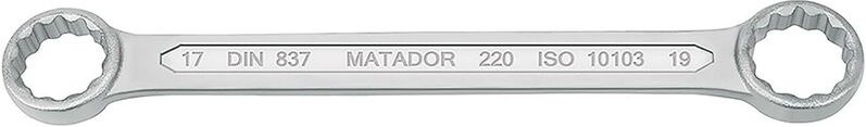 Doppelringschlüssel, din 837, 24x27 m