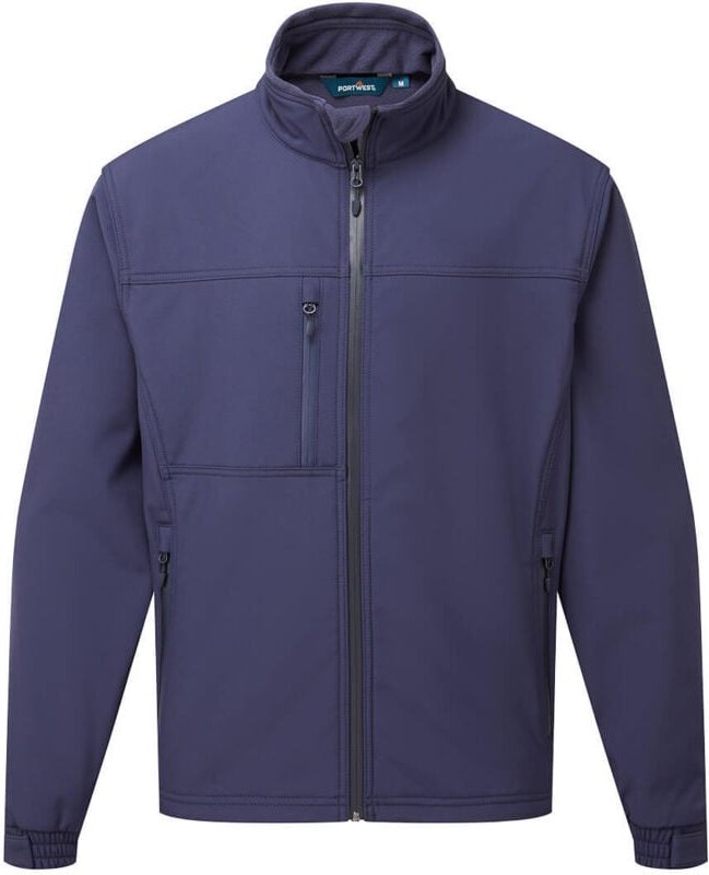 Thumbnail - Softshell-Jacke (3 Schichten) Marine XS