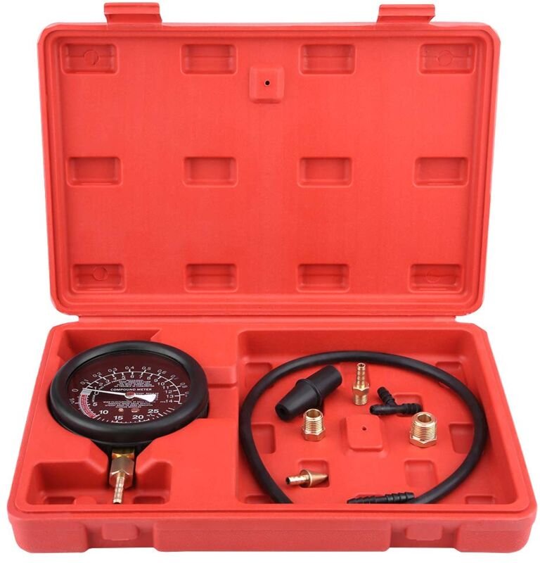 Zoternen - Vakuum Prüfgerät, Motor-Unterdruckmanometer, Universal Auto Motor Vakuum Kraftstoffpumpe und Vakuum Tester Me...