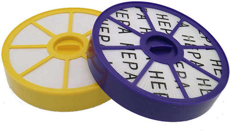 Ersatz-HEPA-Filter vor und nach dem Motor mit Gummidichtungen, kompatibel mit dem Staubsauger Dyson DC07 DYR-1810 904979...