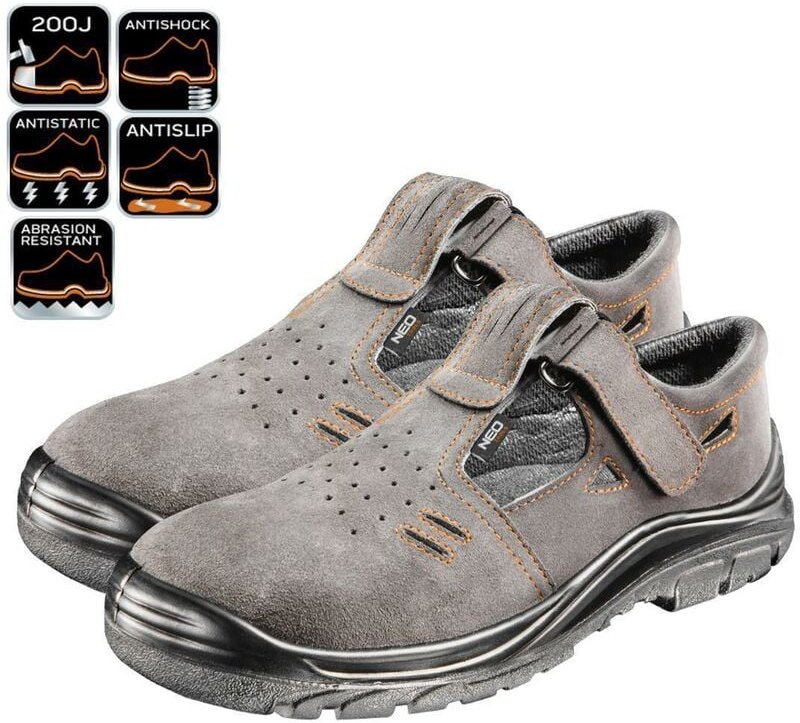 Sicherheitssandalen S1 SRA Wilderleder 36