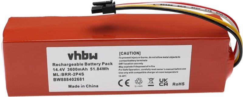 Akku kompatibel mit Dreame D9, L20 Ultra, D10s, D10, Bot L10 Ultra, L10 Pro Plus, L10s, L20 Saugroboter (3600 mAh, 14,4 ...