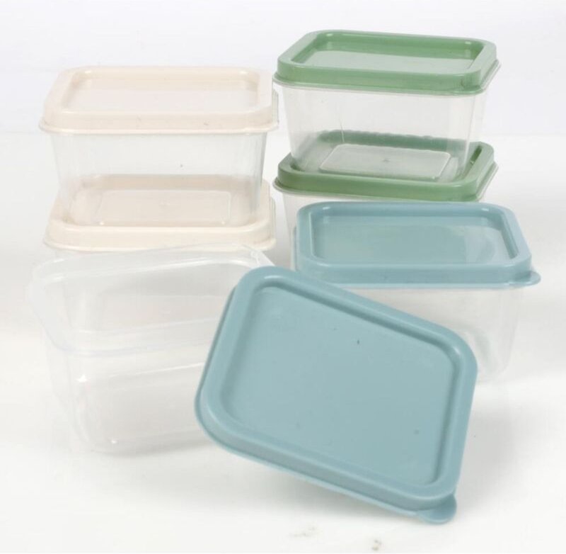 Buri - 24x Vorratsdosen 6er Set Deckel Gefäß Box Behälter Aufbewahrung Kekse Reis