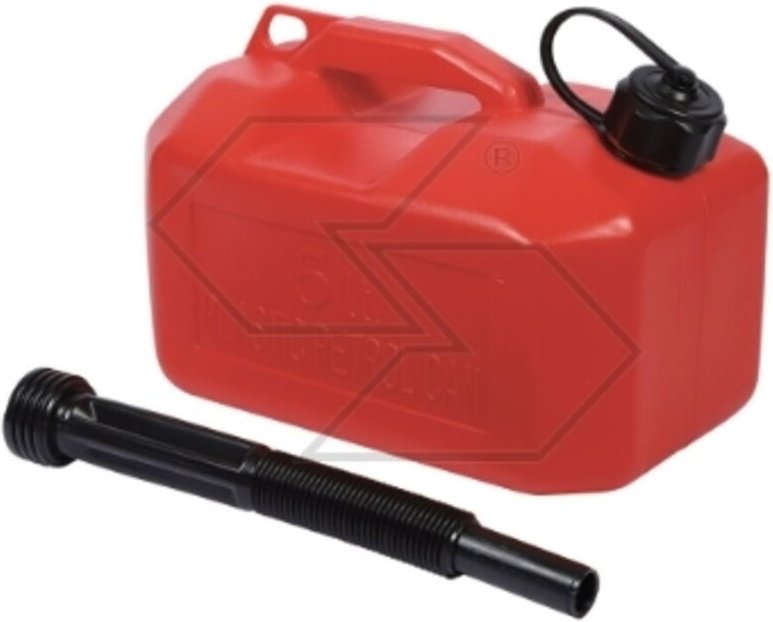 Kraftstoffgemischkanister aus verstärktem Polyethylen 5 LT mit Ausgießer