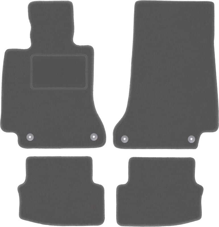 Graphit-Fußmatten für: Mercedes C W205 Coupé, Cabrio (2015-)