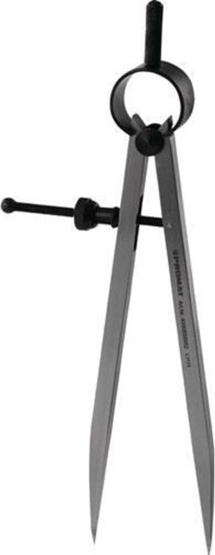 Thumbnail - Federzirkel Länge 175mm mit Schnellspannmutter - Promat