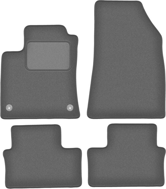 Graphit-Fußmatten für: Renault Clio V Schrägheck (2019-)