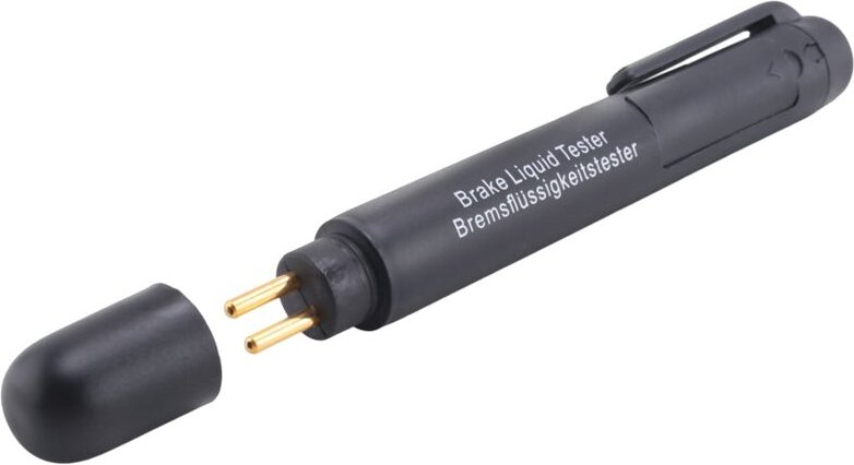Tlily - BremsflüSsigkeitstest Digitaler BremsflüSsigkeits-Feuchtigkeitsanalysator mit 5 LED-Anzeigen