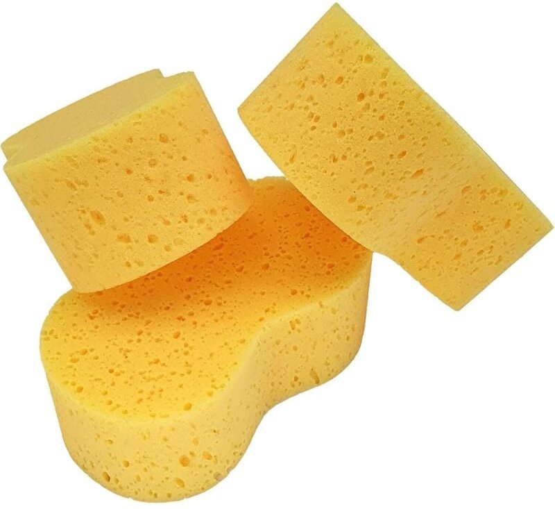Großer Waschschwamm, Schwämme für die Autoreinigung, Fensterwäsche, 3 Stück - Shining House