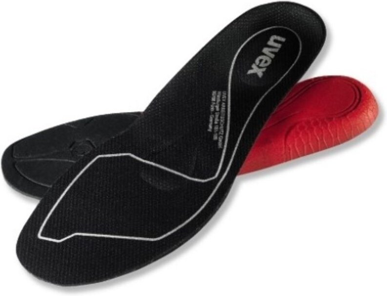Einlegesohle schwarz 1 und 2 Weite 11, EU-Schuhgröße: 44 - Uvex