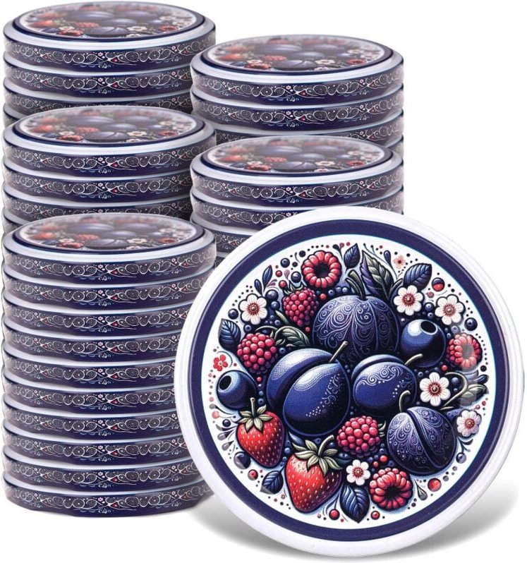 Deckel fi66 50er-Pack Fruchtbouquet aus Pflaumen - Kadax