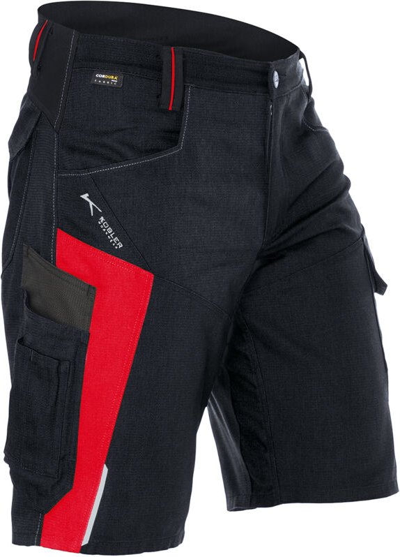 Kübler Shorts bodyforce schwarz/mittelrot Gr. 50