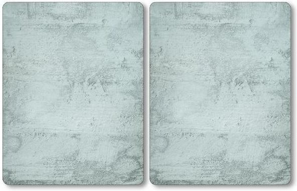 Herdabdeckplatte xl, 2 Stück, Beton-Optik Kesper