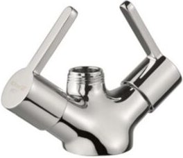 Spültischbatterie mit Hebeln 09440/LDC Verchromt - Messing - Idral