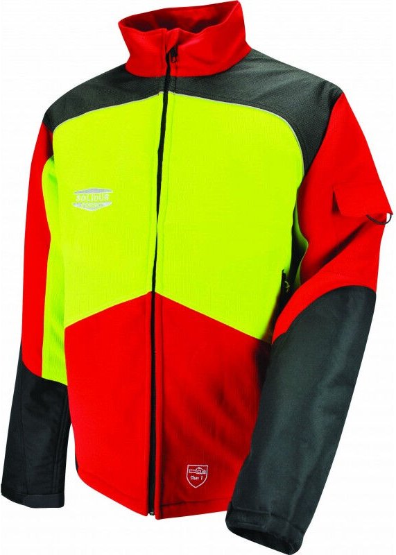 Thumbnail - Comfy Forstjacke Solidur cl 1 Rot Größe xl - covere-xl