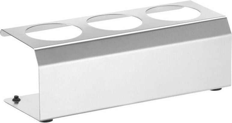 Saucenflaschen-Halter, 3-fach, ø50 mm, 209x80x(H)78mm - Hendi