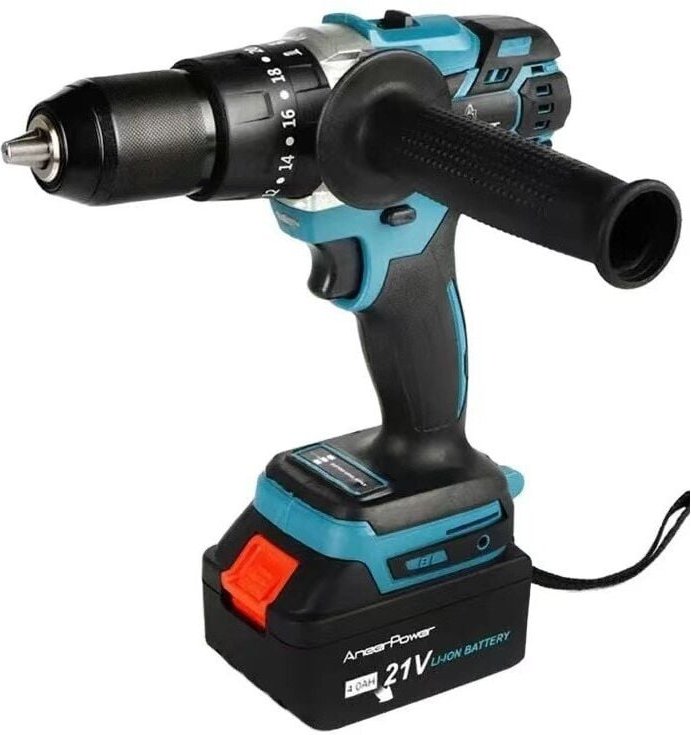 EasyDrill 800W 80-120Nm 18V-21 Akku-Bohrschrauber (1 4,0-Ah-Akku, 18-V-System) Maximaler Bohrfutterdurchmesser 13 mm