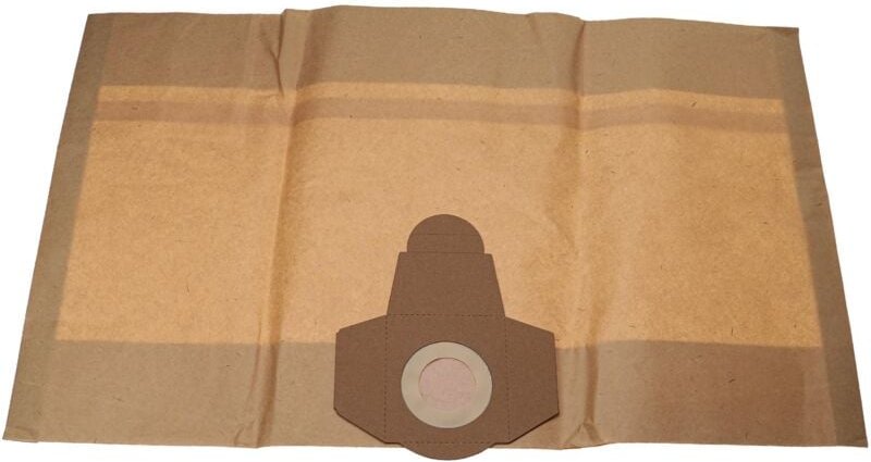 20x Staubbeutel kompatibel mit Parkside pwd 30 A1, pnts 35/5, pnts 30/9 Staubsauger - 38,5cm x 26cm braun - Vhbw