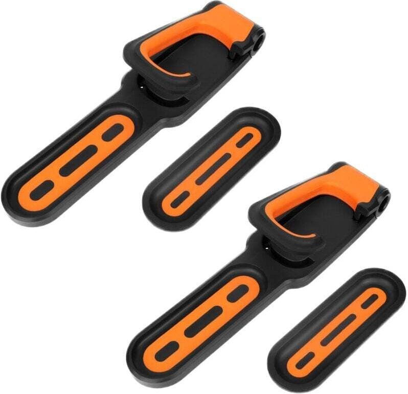 Fahrradständer, gummibeschichteter Fahrradhalter zur Wandmontage, für 2 Fahrräder, wandmontierte Fahrradständer für den ...