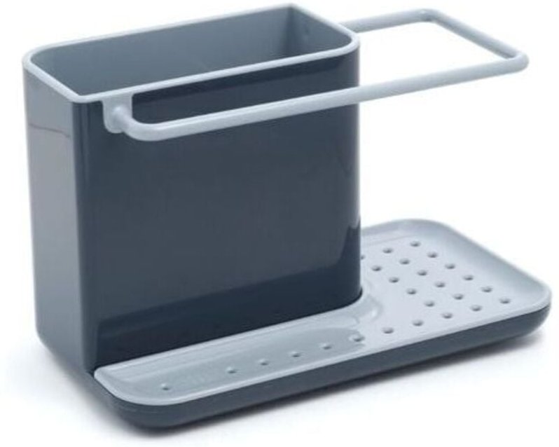 Spülbecken-Caddy/Organizer mit integrierter Abtropffläche, Schwamm-, Bürsten-, Spülmittel- und Geschirrtuchhalter, abneh...